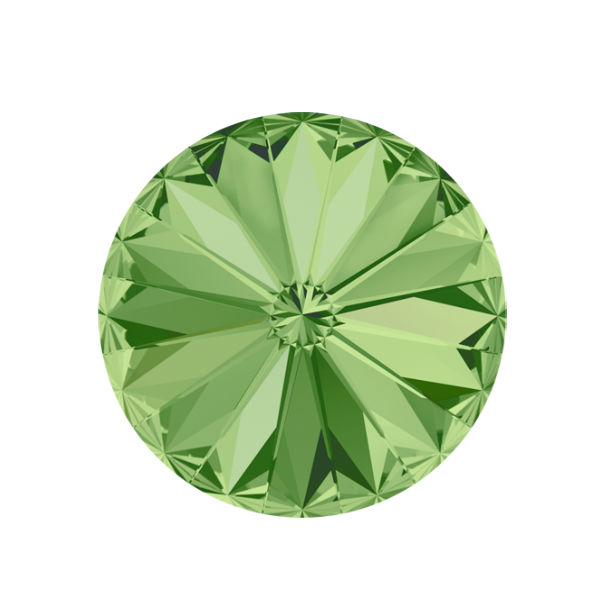 Swarovski 14mm Rivoli 1122 Peridot color 