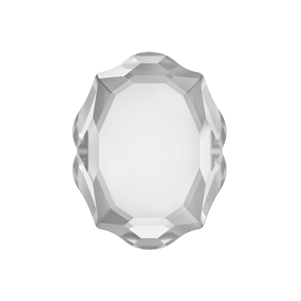 Swarovski 14x11mm Baroque Mirror 4142 Crystal color