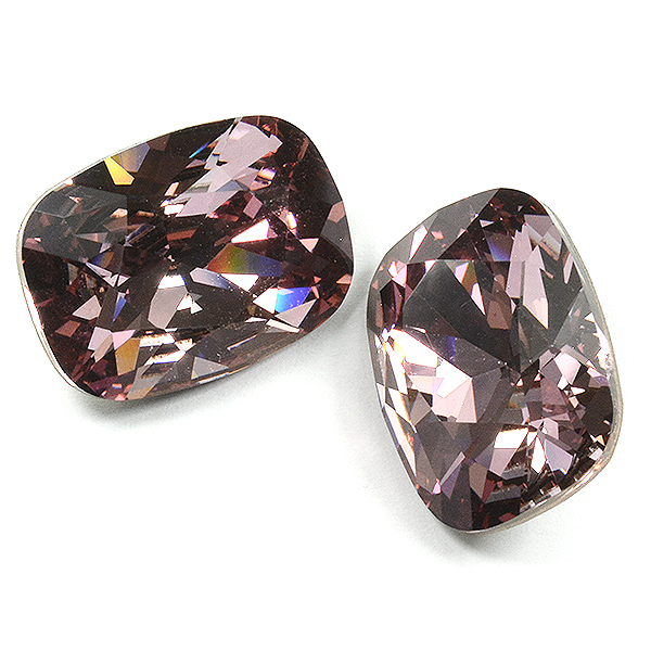 Swarovski 4568 13-18mm Cushion Fancy Stone Antique pink color 