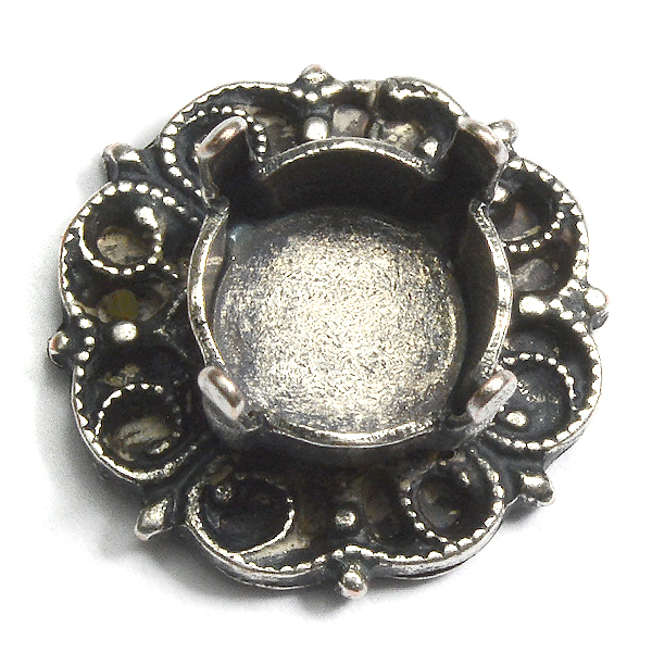 Filigree Embedding element with 39ss setting for Rivoli 14mm