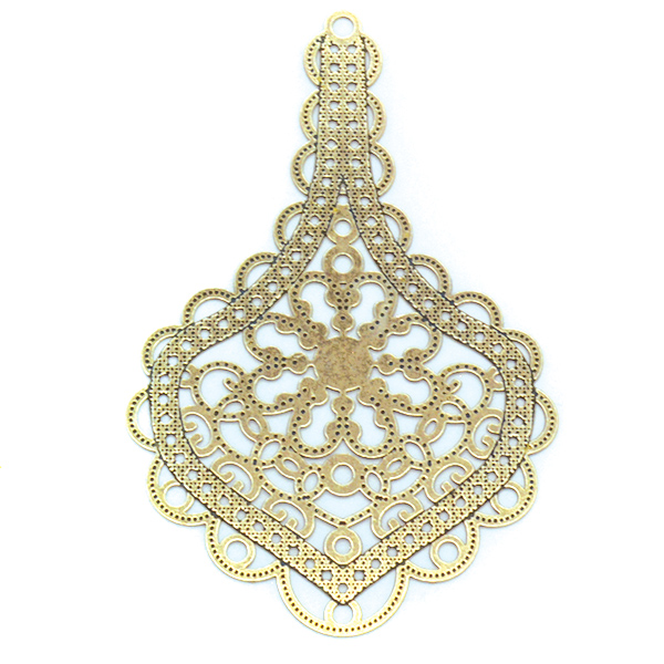 Chandelier Laser Cut Pendant base with one top loop