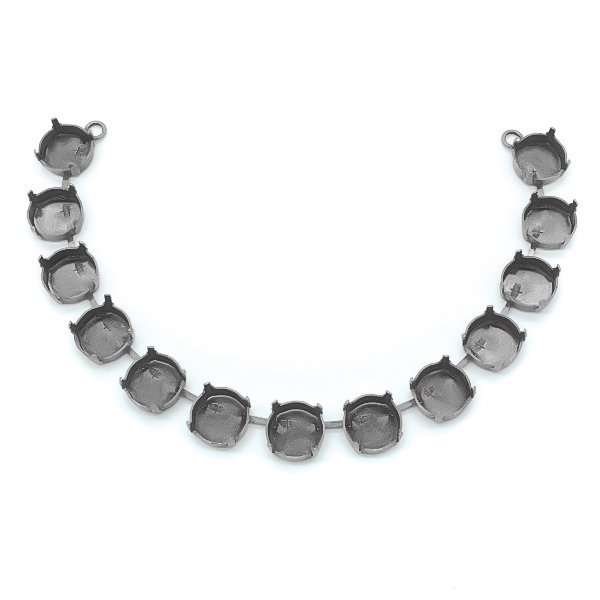 12mm Rivoli Centerpiece for Necklace - 13 settings