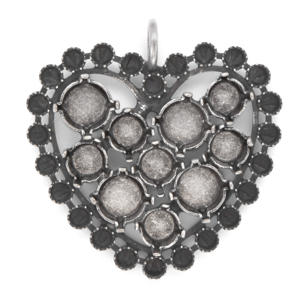 24pp, 29ss, 39ss Heart Pendant base