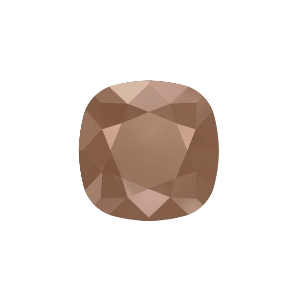 Swarovski 10x10mm Square 4470 Rose Gold color