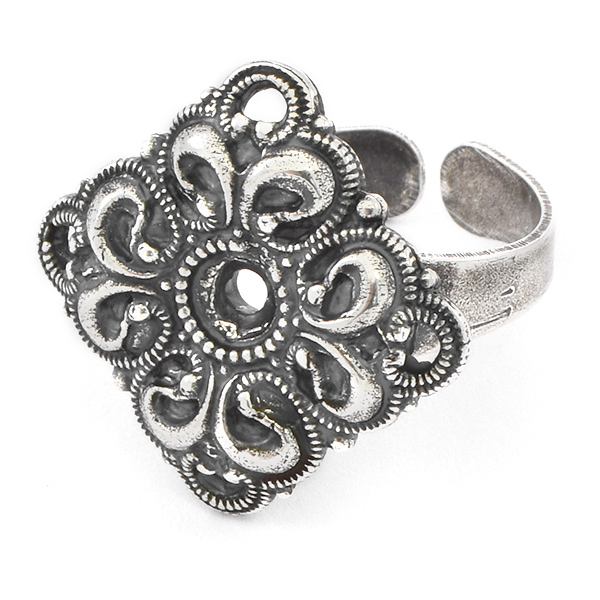 32pp Ornate Square Adjustable Ring base