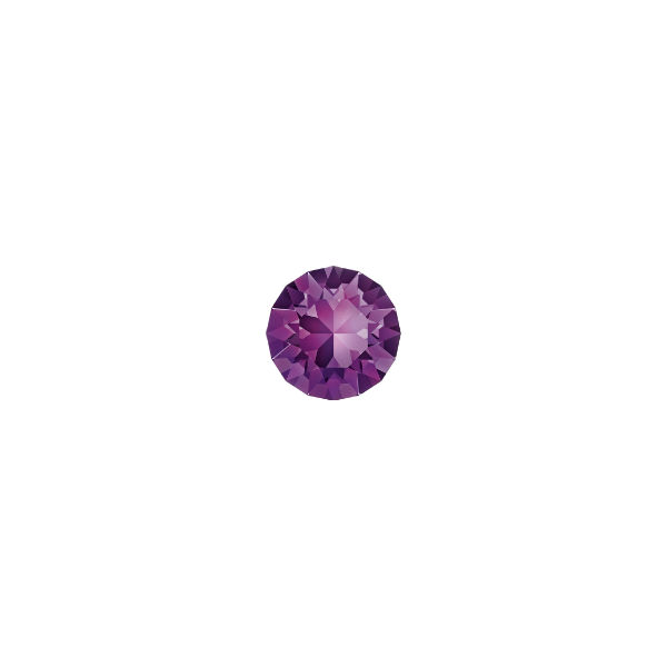 Swarovski 32pp/4mm XIRIUS Chaton 1088 Amethyst Crystals color  (50pcs pack) 