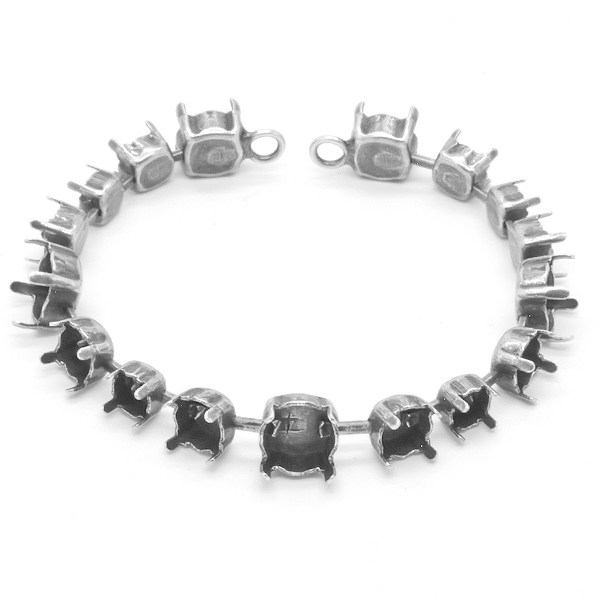 24ss / 29ss  / 39ss Bracelet base with 17 Settings