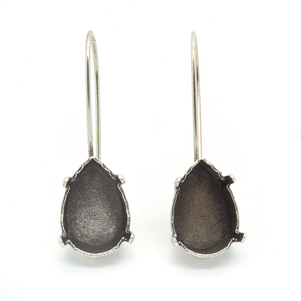 14x10mm Pear shape Drop Earring base