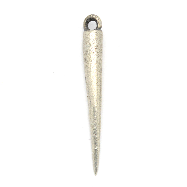 Metal pointed SPIKE Pendant base with top loop