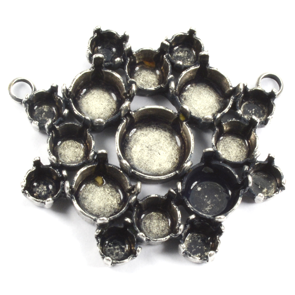 24ss/29ss/39ss with 10mm Rivoli Flower pendant base 