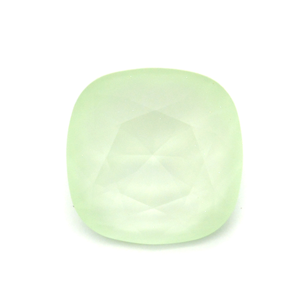 Swarovski 12x12mm Square 4470 Powder Green color 