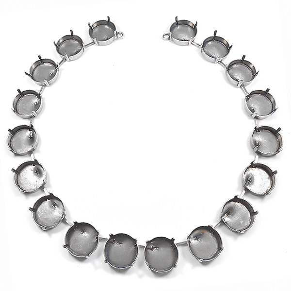 18mm Rivoli Necklace base (18 settings)