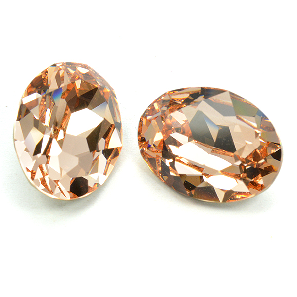 Swarovski 4120 13x18mm Oval Light Peach color 