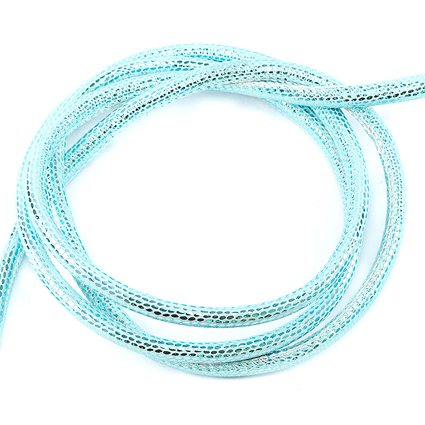 6mm Snake skin Light Turquoise imitation leather 