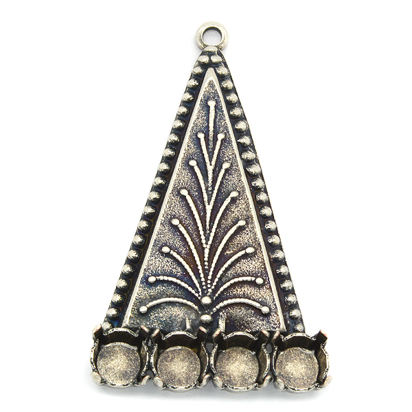 Ethnic pendant base with 29ss settings 