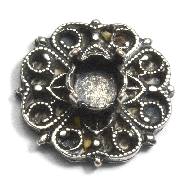 Filigree Embedding element with 24ss setting for Rivoli 14mm