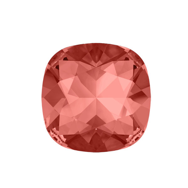 Swarovski 12x12mm Square 4470 Padparadscha  color  