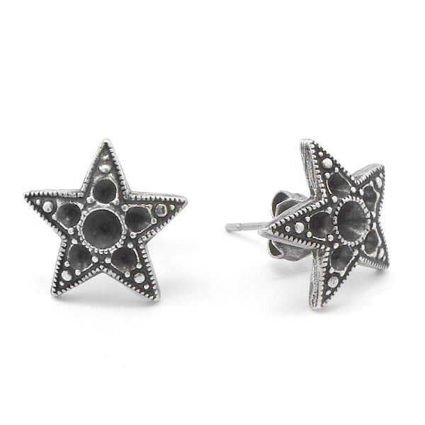 14pp, 24pp Star Stud Earring base