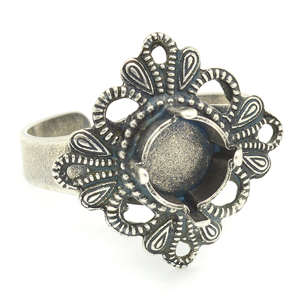  39ss Filigree Adjustable ring base