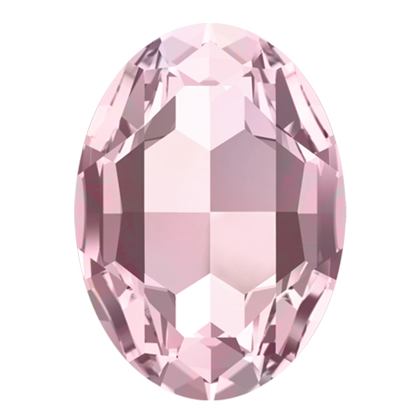 Swarovski 30x22mm Oval 4127 Light Rose color