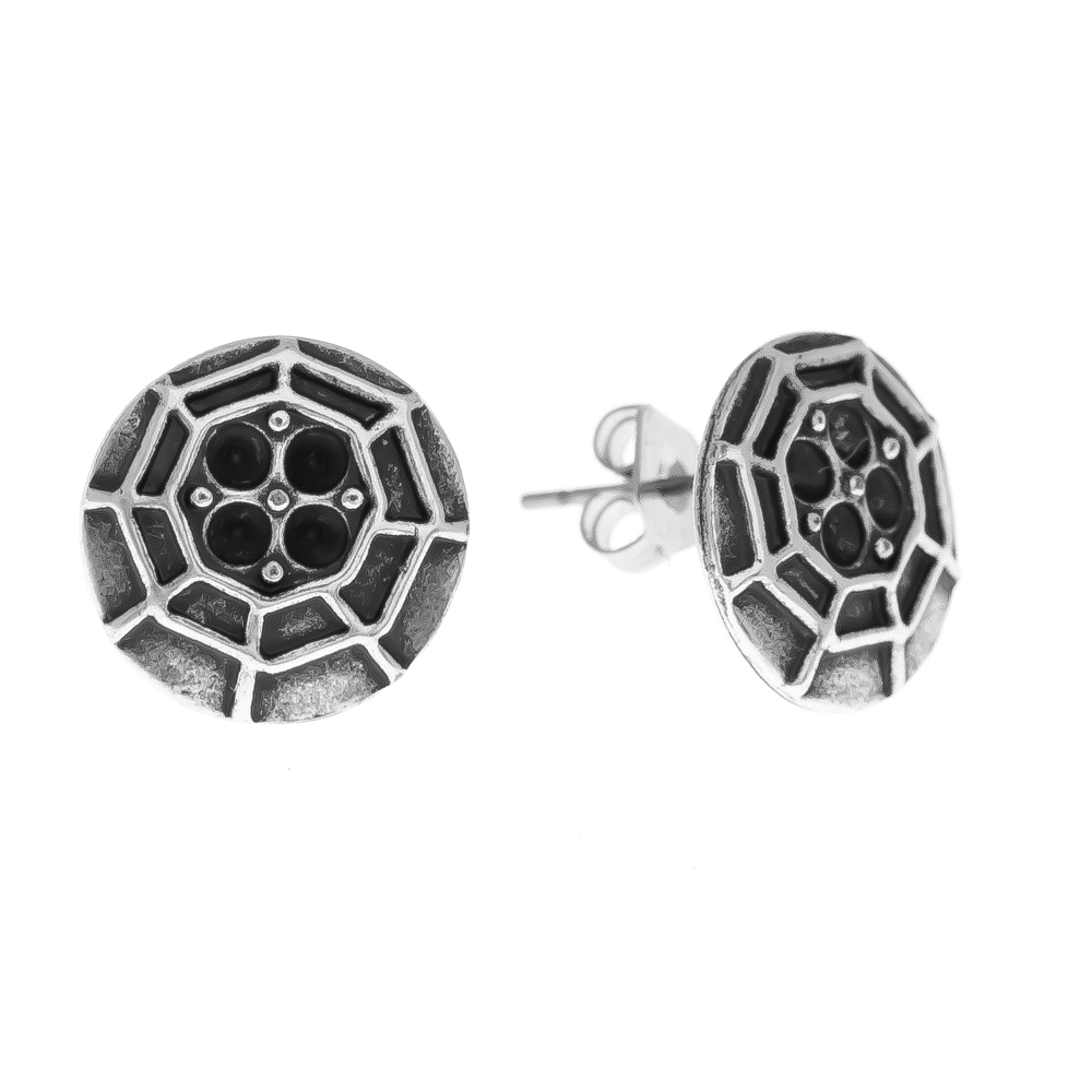 14pp Cobweb metal casting Stud earring bases