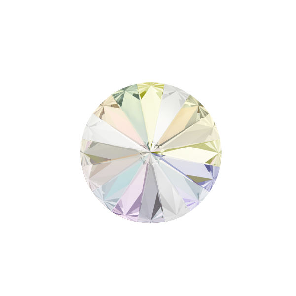 Swarovski 10.7mm Rivoli 1122 Crystal AB color