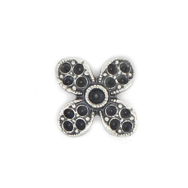 8pp, 18pp Flower Metal Embedding element for 39ss setting - 4pcs pack