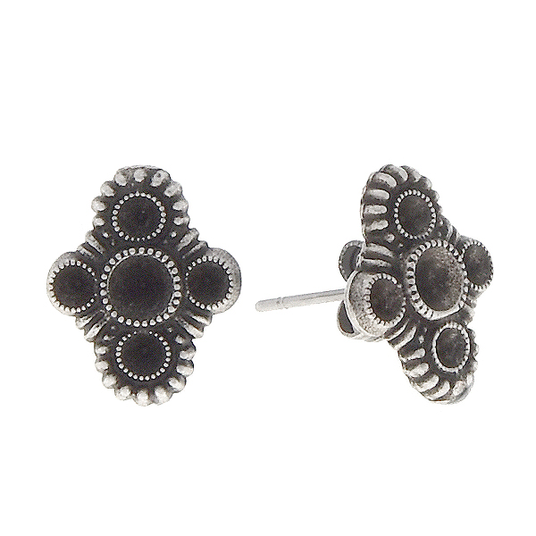 18pp, 32pp Rhombus-shaped stud earring base