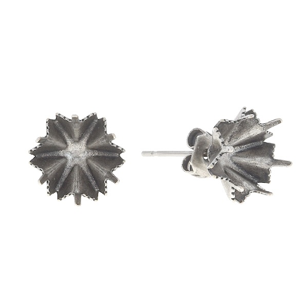 39ss Starflower stud earring base