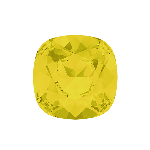 Swarovski 12x12mm Square 4470 Yellow Opal color