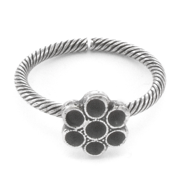 18pp Flower Metal Ring base