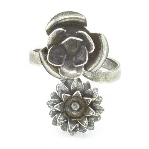 29ss Flowers snake ring base