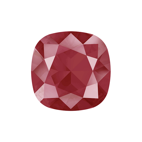 Swarovski 12x12mm Square 4470 Crystal Royal Red color