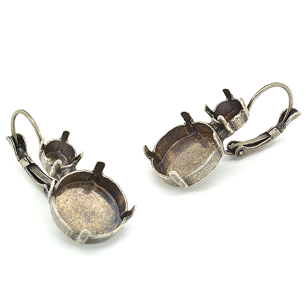 Rivoli 14mm,29ss Hanging Earring bases