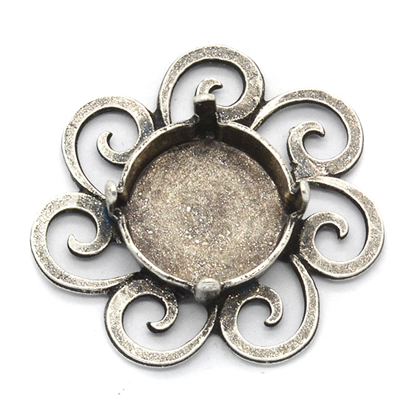  12mm Rivoli pendant base