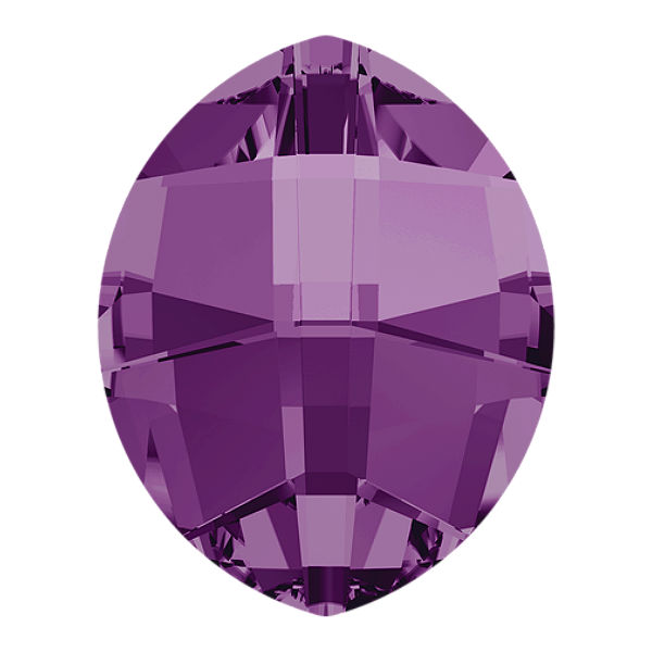 Swarovski 4224 Pure Leaf 23X18mm Amethyst color