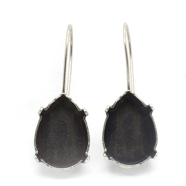 18x13mm Pear shape Drop Earring base