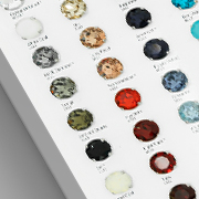 Crystals color chart