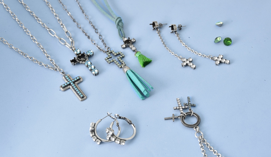 Cross jewelry DIY