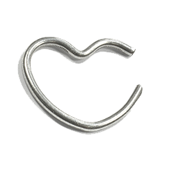 Hollow Heart shape element set