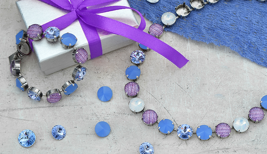 Provence Swarovski crystals inspiration