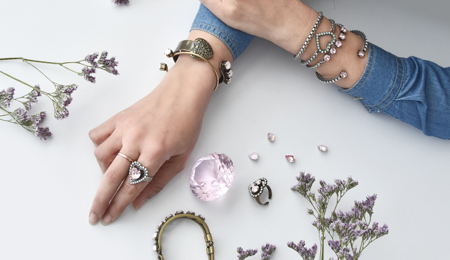 Valentine’s pink bracelets